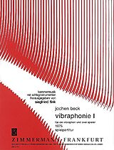 Jochen Beck Notenblätter Vibraphonie 1
