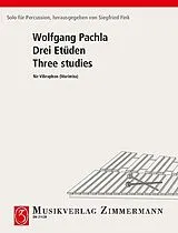 W. Pachla Notenblätter 3 ETUEDEN FUER VIBRAPHON ODER