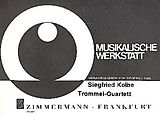 Siegfried Kolbe Notenblätter Trommel-Quartett für Snare Drum