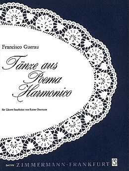 Francisco Guerau Notenblätter Tänze aus Poema harmonico