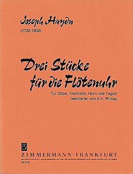 Franz Joseph Haydn Notenblätter 3 Stücke für die Flötenuhr