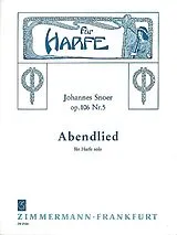 Johannes Snoer Notenblätter Abendlied op.106,5