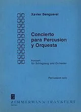 Xavier Benguerel Notenblätter Konzert