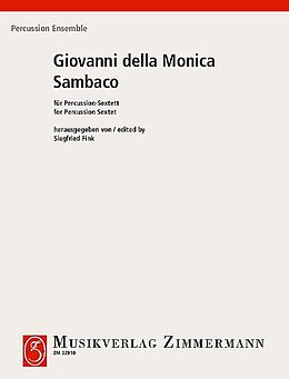 Giovanni della Monica Notenblätter Sambaco