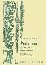 Ludwig van Beethoven Notenblätter Variationen über La ci darem la mano