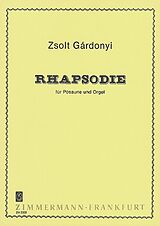 Zsolt Gardonyi Notenblätter Rhapsodie