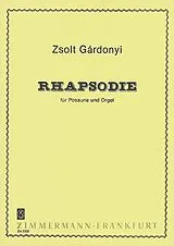 Zsolt Gardonyi Notenblätter Rhapsodie