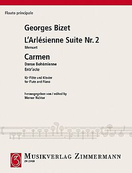 Georges Bizet Notenblätter Menuett aus LArlesienne Suite Nr.2