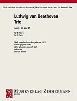 Ludwig van Beethoven Notenblätter Trio nach op.87