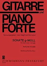 Antonio Vivaldi Notenblätter Sonate g-Moll
