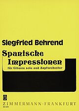 Siegfried Behrend Notenblätter Spanische Impressionen
