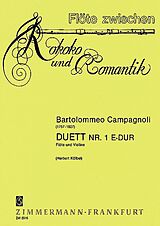 Bartolommeo Campagnoli Notenblätter Duett E-Dur Nr.1