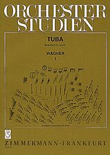 Richard Wagner Notenblätter Orchesterstudien für Tuba