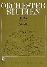 Richard Wagner Notenblätter Orchesterstudien für Tuba