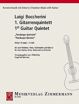 Luigi Boccherini Notenblätter Quintett D-Dur Nr.1