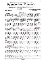 Siegfried Behrend Notenblätter Spanisches Konzert
