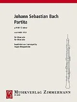 Johann Sebastian Bach Notenblätter Partita g-Moll BWV1013
