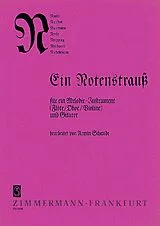  Notenblätter Ein Notenstrauss für Oboe
