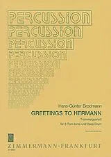 Hans-Günter Brodmann Notenblätter Greetings to Hermann