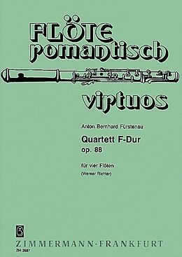 Anton Bernhard Fürstenau Notenblätter Quartett F-Dur op.88