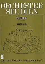 Ludwig van Beethoven Notenblätter Orchesterstudien fuer violine