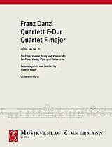 Franz Danzi Notenblätter Quartett F-Dur op.56,3