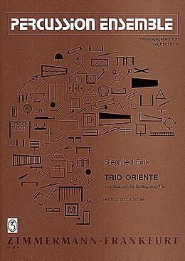Siegfried Fink Notenblätter Trio Oriente Impressionen für