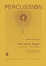 Claude Debussy Notenblätter DER KLEINE NEGER F.4 SCHLAGZEUGER