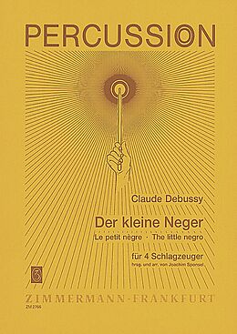 Claude Debussy Notenblätter DER KLEINE NEGER F.4 SCHLAGZEUGER