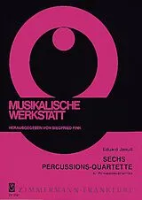  Notenblätter 6 Percussions-Quartette