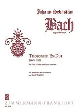 Johann Sebastian Bach Notenblätter Triosonate Es-Dur BWV1031