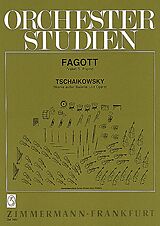 Peter Iljitsch Tschaikowsky Notenblätter Orchesterstudien für Fagott
