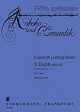 Friedrich Ludwig Dulon Notenblätter 3 Duos op.6 Band 3 (Nr.3)