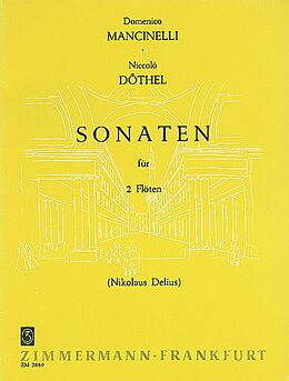 Niccolo Dothel Notenblätter Sonaten