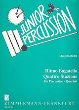Elisabeth Amandi Notenblätter Ritmo Bagatello für Percussion