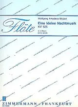 Wolfgang Amadeus Mozart Notenblätter Eine kleine Nachtmusik KV525