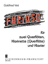 Gottfried Veit Notenblätter Furioso für 2 Flöten, Klarinette