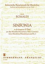 Nicolo Romaldi Notenblätter Sinfonia C-Dur