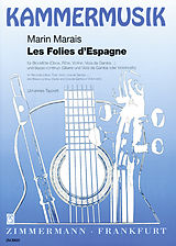 Marin Marais Notenblätter Les Folies dEspagne