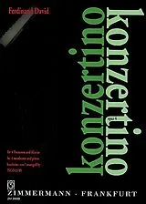 Ferdinand David Notenblätter Konzertino op.4