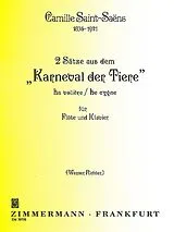 Camille Saint-Saens Notenblätter Karneval der Tiere