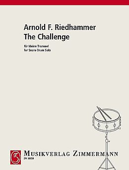 Arnold F. Riedhammer Notenblätter The Challenge for snare drum solo