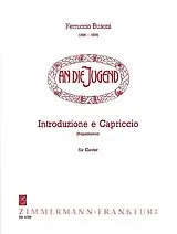 Ferruccio Busoni Notenblätter Introduzione e capriccio