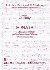 Addiego Guerra Notenblätter Sonata sol maggiore