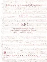 Gabriele Leone Notenblätter Trio B-Dur