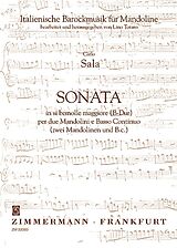 Carlo Sala Notenblätter Sonate B-Dur