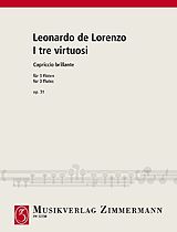 Leonardo de Lorenzo Notenblätter I tre virtuosi - Capriccio