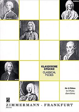  Notenblätter Klassische Stücke für 2 Flöten