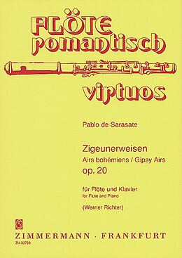 Pablo de Sarasate Notenblätter Zigeunerweisen op.20