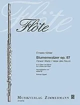 Ernesto Köhler Notenblätter Blumenwalzer op.87 für 2 Flöten